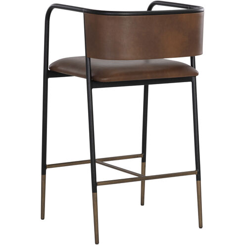 Brenan 34 inch Bravo Cognac Counter Stool
